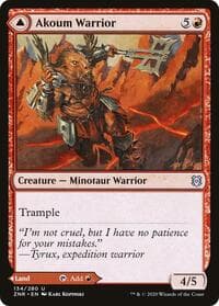Akoum Warrior - Zendikar Rising - Magic: The Gathering card