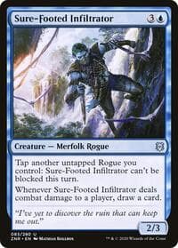 Sure-Footed Infiltrator - Zendikar Rising - Magic: The Gathering card