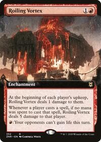 Roiling Vortex (Extended Art) - Zendikar Rising - Magic: The Gathering card