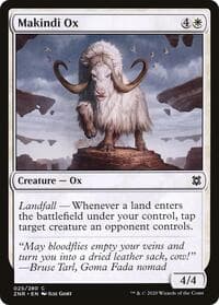 Makindi Ox - Zendikar Rising - Magic: The Gathering card