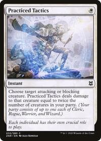 Practiced Tactics - Zendikar Rising - Magic: The Gathering card