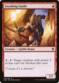 Sneaking Guide - Zendikar Rising - Magic: The Gathering card