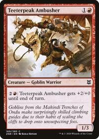 Teeterpeak Ambusher - Zendikar Rising - Magic: The Gathering card