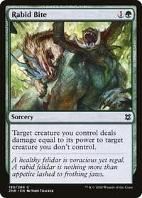Rabid Bite - Zendikar Rising - Magic: The Gathering card