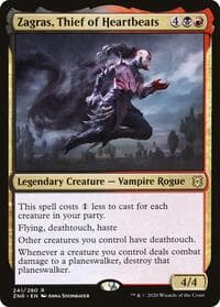 Zagras, Thief of Heartbeats - Zendikar Rising - Magic: The Gathering card