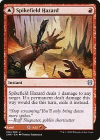 Spikefield Hazard - Zendikar Rising - Magic: The Gathering card