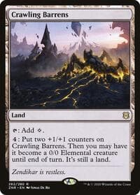 Crawling Barrens - Zendikar Rising - Magic: The Gathering card