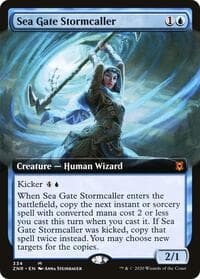 Sea Gate Stormcaller (Extended Art) - Zendikar Rising - Magic: The Gathering card