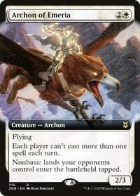 Archon of Emeria (Extended Art) - Zendikar Rising - Magic: The Gathering card