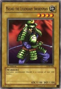 Masaki the Legendary Swordsman - The Legend of Blue Eyes White Dragon - YuGiOh card