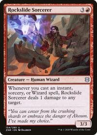 Rockslide Sorcerer - Zendikar Rising - Magic: The Gathering card