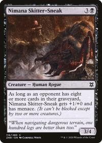 Nimana Skitter-Sneak - Zendikar Rising - Magic: The Gathering card