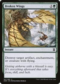 Broken Wings - Zendikar Rising - Magic: The Gathering card