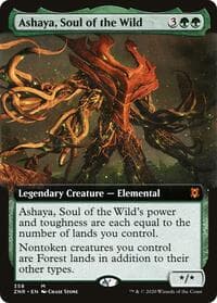 Ashaya, Soul of the Wild (Extended Art) - Zendikar Rising - Magic: The Gathering card