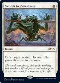 Swords to Plowshares (110) - Secret Lair Drop Series - Magic: The Gathering card