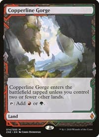 Copperline Gorge - Zendikar Rising Expeditions - Magic: The Gathering card
