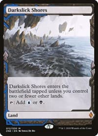 Darkslick Shores - Zendikar Rising Expeditions - Magic: The Gathering card