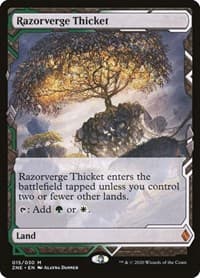 Razorverge Thicket - Zendikar Rising Expeditions - Magic: The Gathering card