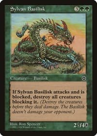 Sylvan Basilisk - Portal Second Age - Magic: The Gathering card