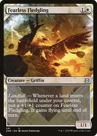 Fearless Fledgling (Showcase) - Zendikar Rising - Magic: The Gathering card