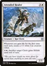 Attended Healer - Zendikar Rising - Magic: The Gathering card