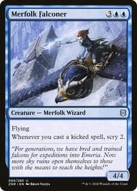 Merfolk Falconer - Zendikar Rising - Magic: The Gathering card