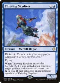 Thieving Skydiver - Zendikar Rising - Magic: The Gathering card