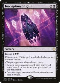 Inscription of Ruin - Zendikar Rising - Magic: The Gathering card