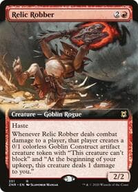 Relic Robber (Extended Art) - Zendikar Rising - Magic: The Gathering card