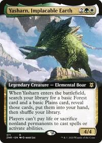 Yasharn, Implacable Earth (Extended Art) - Zendikar Rising - Magic: The Gathering card