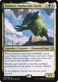 Yasharn, Implacable Earth - Zendikar Rising - Magic: The Gathering card