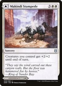 Makindi Stampede - Zendikar Rising - Magic: The Gathering card