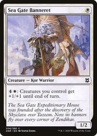 Sea Gate Banneret - Zendikar Rising - Magic: The Gathering card