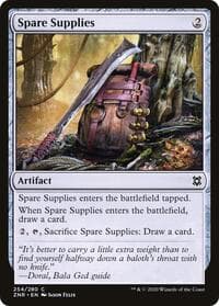 Spare Supplies - Zendikar Rising - Magic: The Gathering card