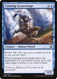 Cunning Geysermage - Zendikar Rising - Magic: The Gathering card