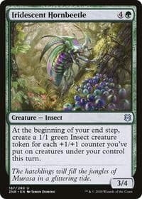 Iridescent Hornbeetle - Zendikar Rising - Magic: The Gathering card
