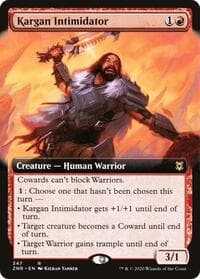 Kargan Intimidator (Extended Art) - Zendikar Rising - Magic: The Gathering card