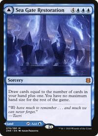 Sea Gate Restoration - Zendikar Rising - Magic: The Gathering card