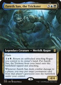 Zareth San, the Trickster (Extended Art) - Zendikar Rising - Magic: The Gathering card