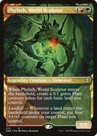 Phylath, World Sculptor (Showcase) - Zendikar Rising - Magic: The Gathering card