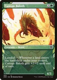 Canopy Baloth (Showcase) - Zendikar Rising - Magic: The Gathering card