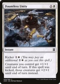 Dauntless Unity - Zendikar Rising - Magic: The Gathering card