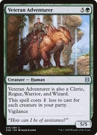Veteran Adventurer - Zendikar Rising - Magic: The Gathering card