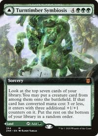 Turntimber Symbiosis (Extended Art) - Zendikar Rising - Magic: The Gathering card