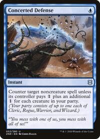 Concerted Defense - Zendikar Rising - Magic: The Gathering card