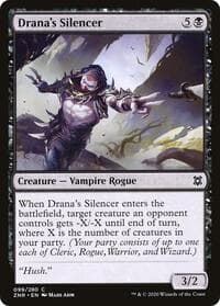 Drana's Silencer - Zendikar Rising - Magic: The Gathering card