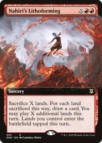 Nahiri's Lithoforming (Extended Art) - Zendikar Rising - Magic: The Gathering card