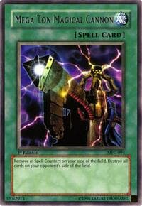 Mega Ton Magical Cannon - Magician's Force - YuGiOh card
