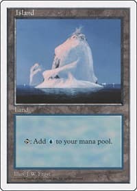 Island (437) - Fifth Edition - Magic: The Gathering card