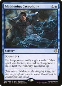 Maddening Cacophony - Zendikar Rising - Magic: The Gathering card